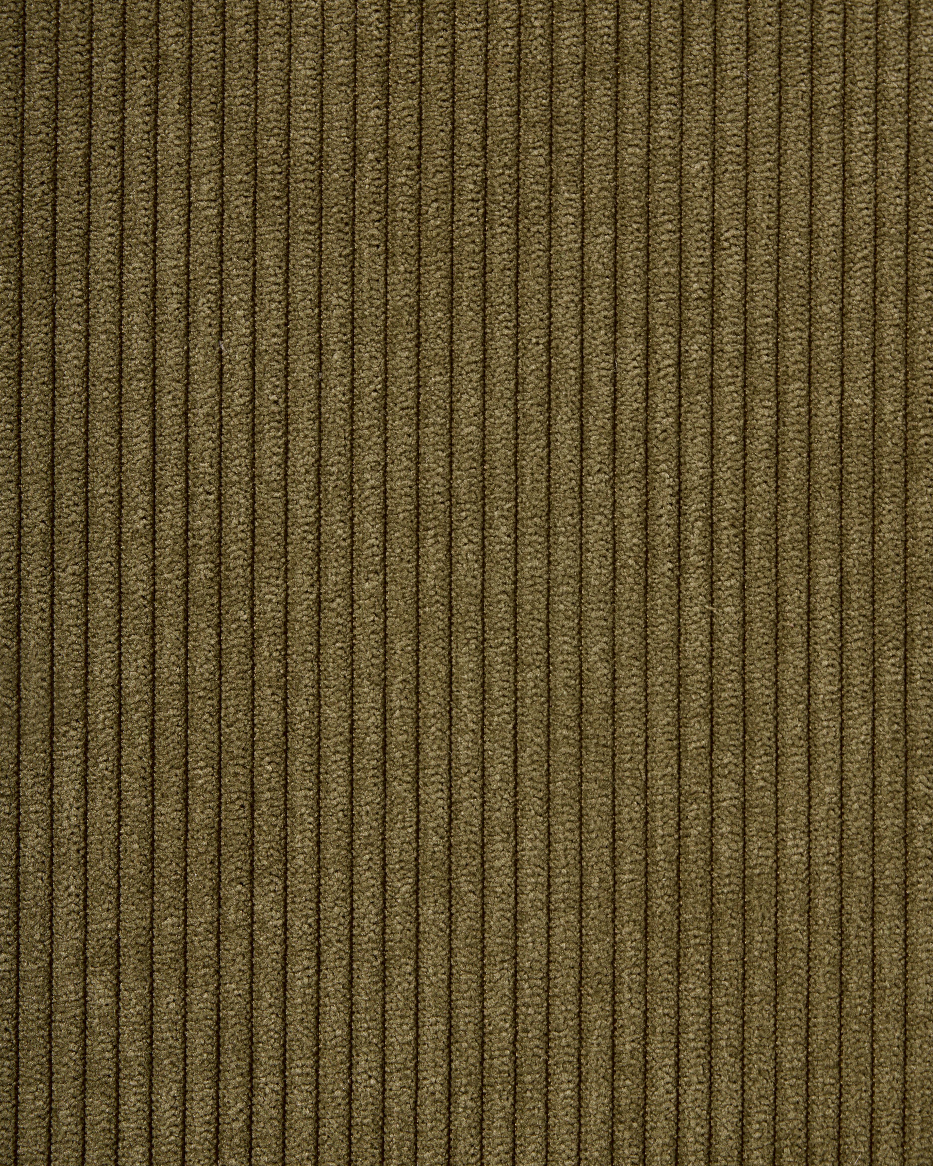 Set van 2 eetkamerstoelen IRWIN Corduroy Olijfgroen