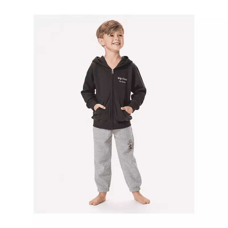 Sweat junior RIPCURL Shred Town Z/T Hood - Boy Washed Black