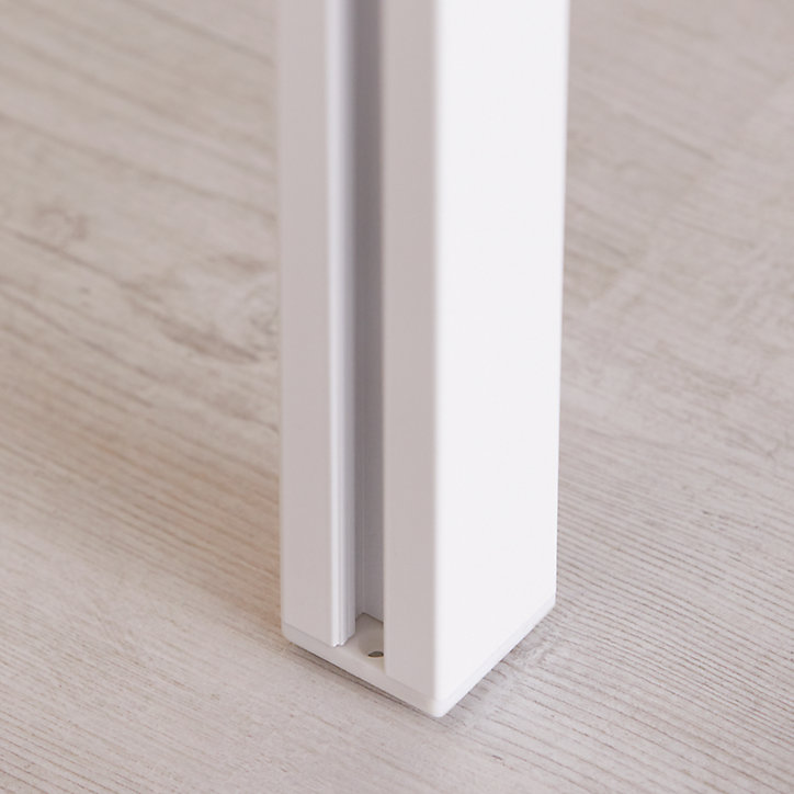 Extension poteau Alara blanc h.12,5 cm