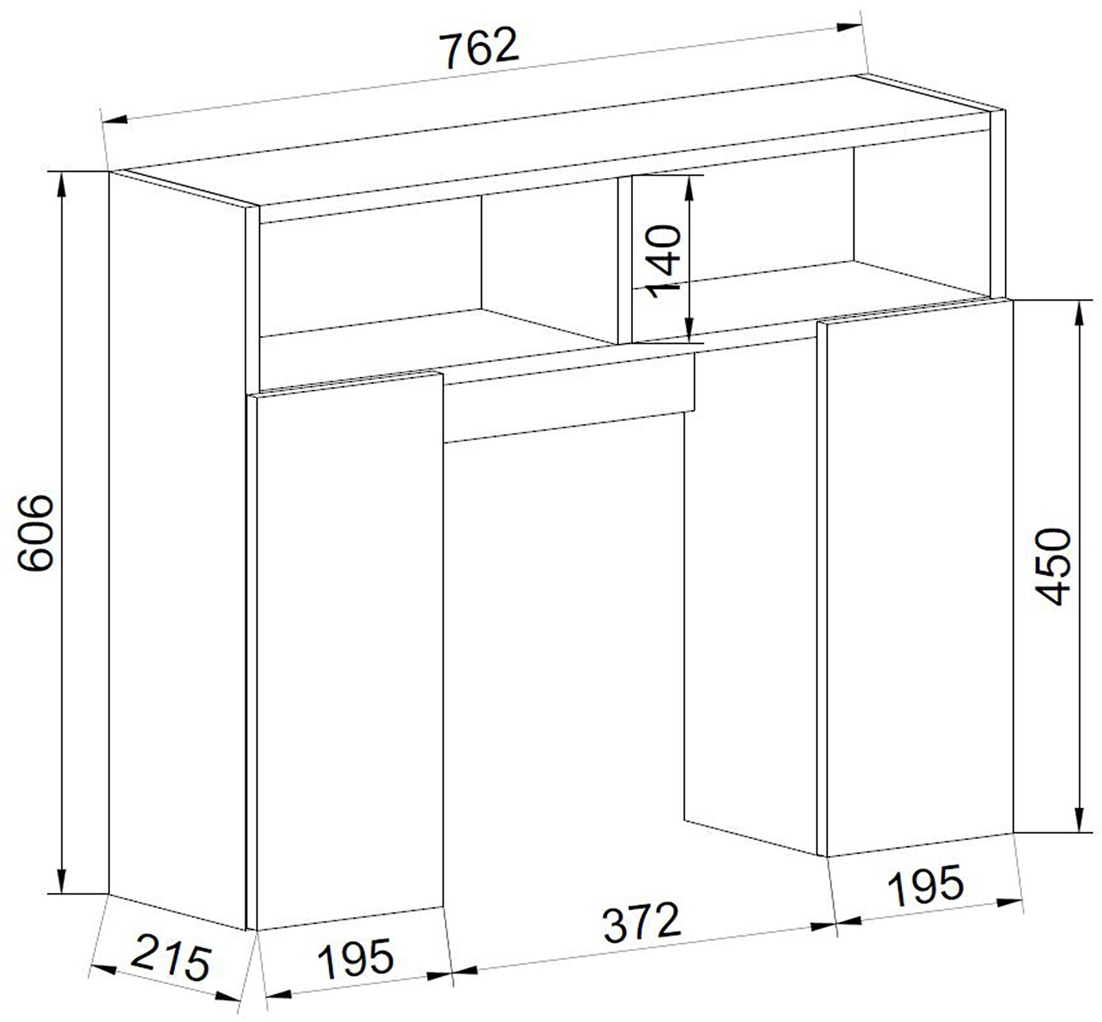 VCM Holz Wandregal Hängeregal Überbau WC Toilette Badmöbel Waschmaschine Schrank Regal Tinoli S