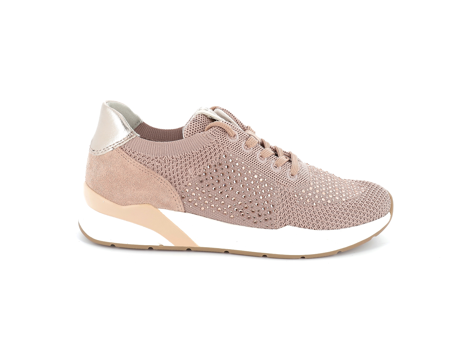 Marco tozzi-23733 Matières combinées Rose Pâle