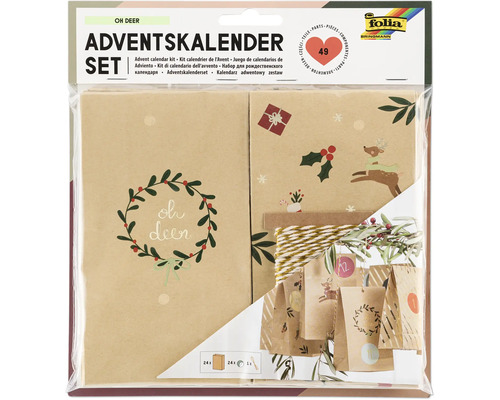 Adventskalenderset Oh deer 49-delig