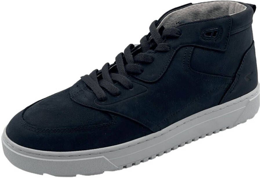 Hub Nevada Hoge sneakers Leren Sneaker Heren Blauw