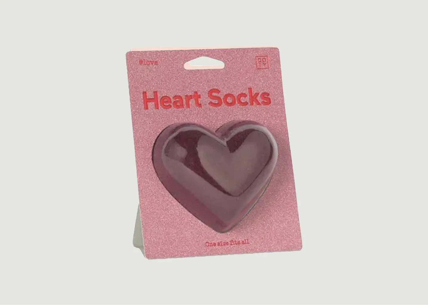 Chaussettes Coeur Rouge Eat my socks