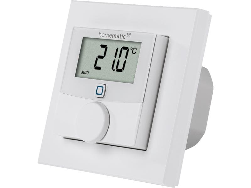 Homematic IP Smart Home Funk-Wandthermostat mit Schaltausga Wandthermostat mit Schaltausgang 230 V für Markenschalter – HmIP-BWTH