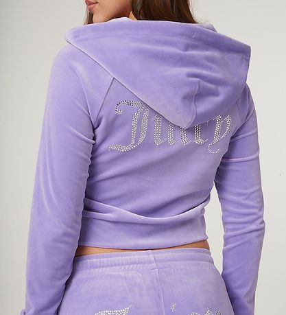 Juicy Couture Cardigan - Madison - Velour - Dahlia Purple