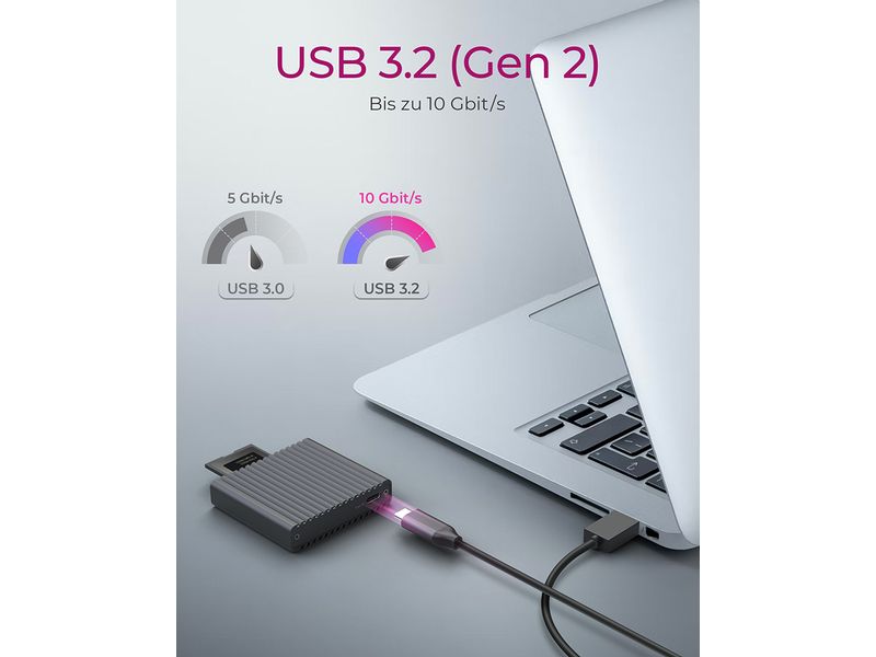 ICY BOX Card Reader Extern IB-CR404-C31 Externer Multi-Kartenleser mit USB 3.1 Typ-C