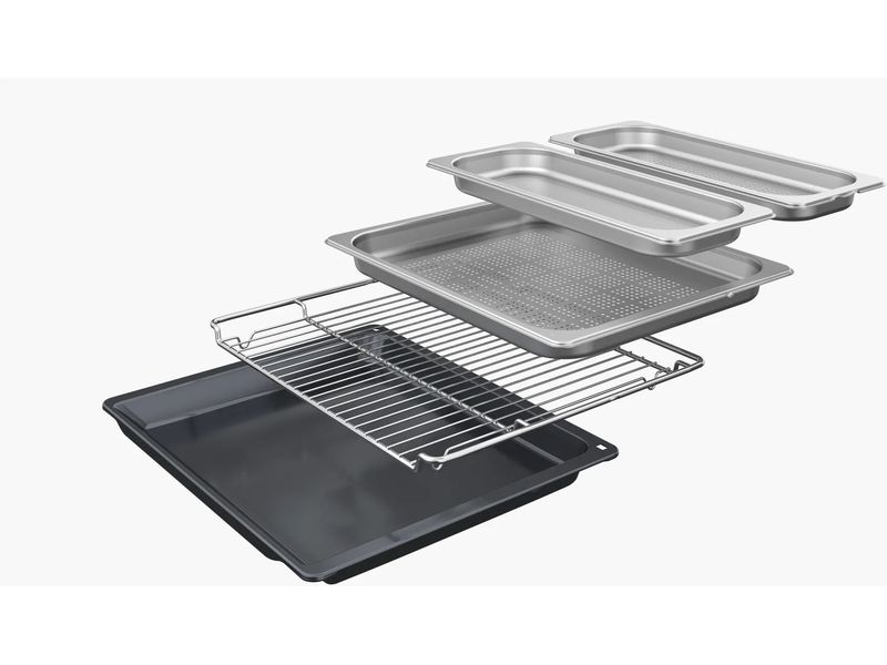 Siemens Einbaudampfbackofen CS756G1B1 Schwarz A Kompaktdampfbackofen