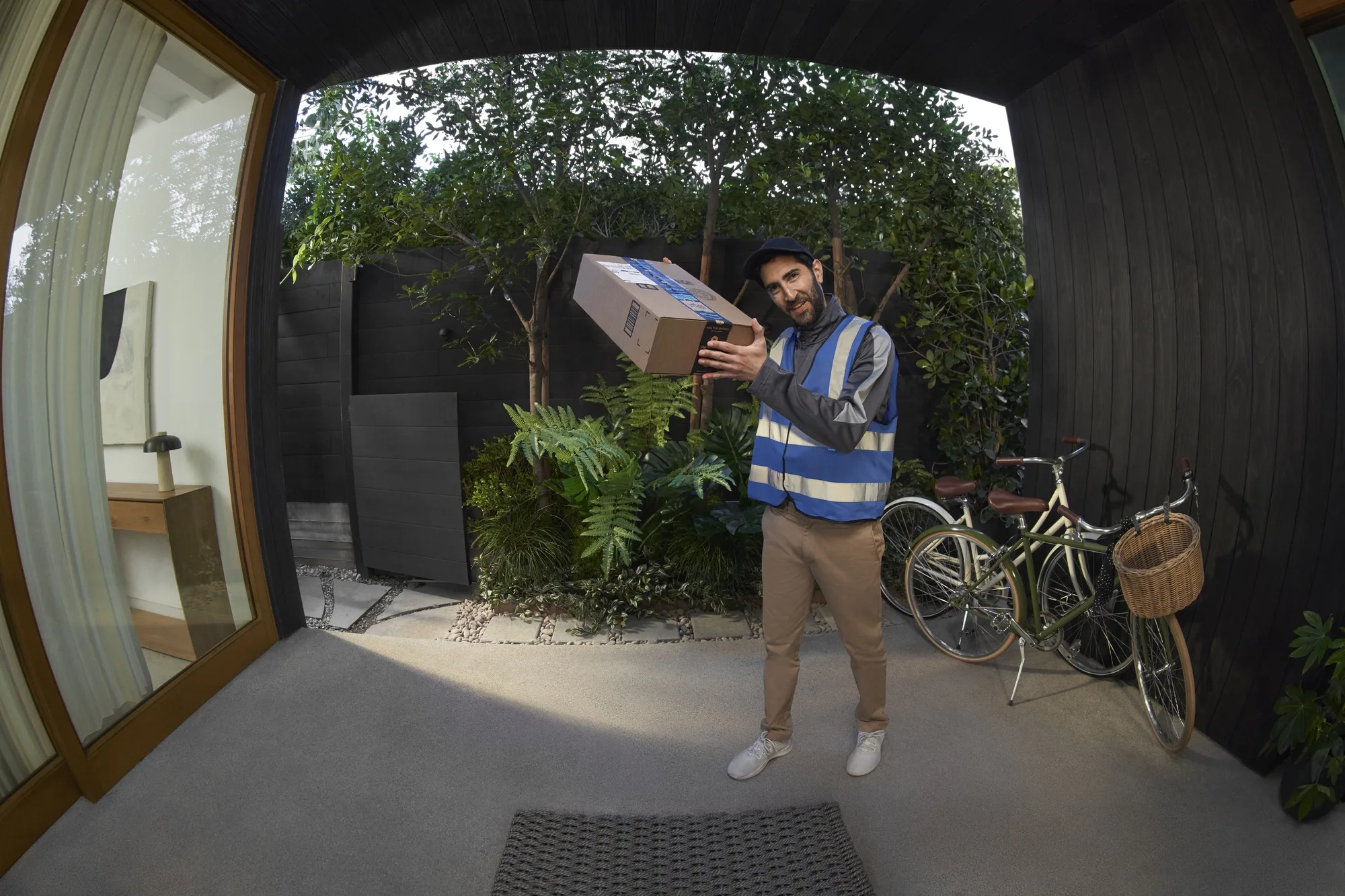 Ring Battery Video Doorbell Pro Nickel Satiné Sonnette connectée