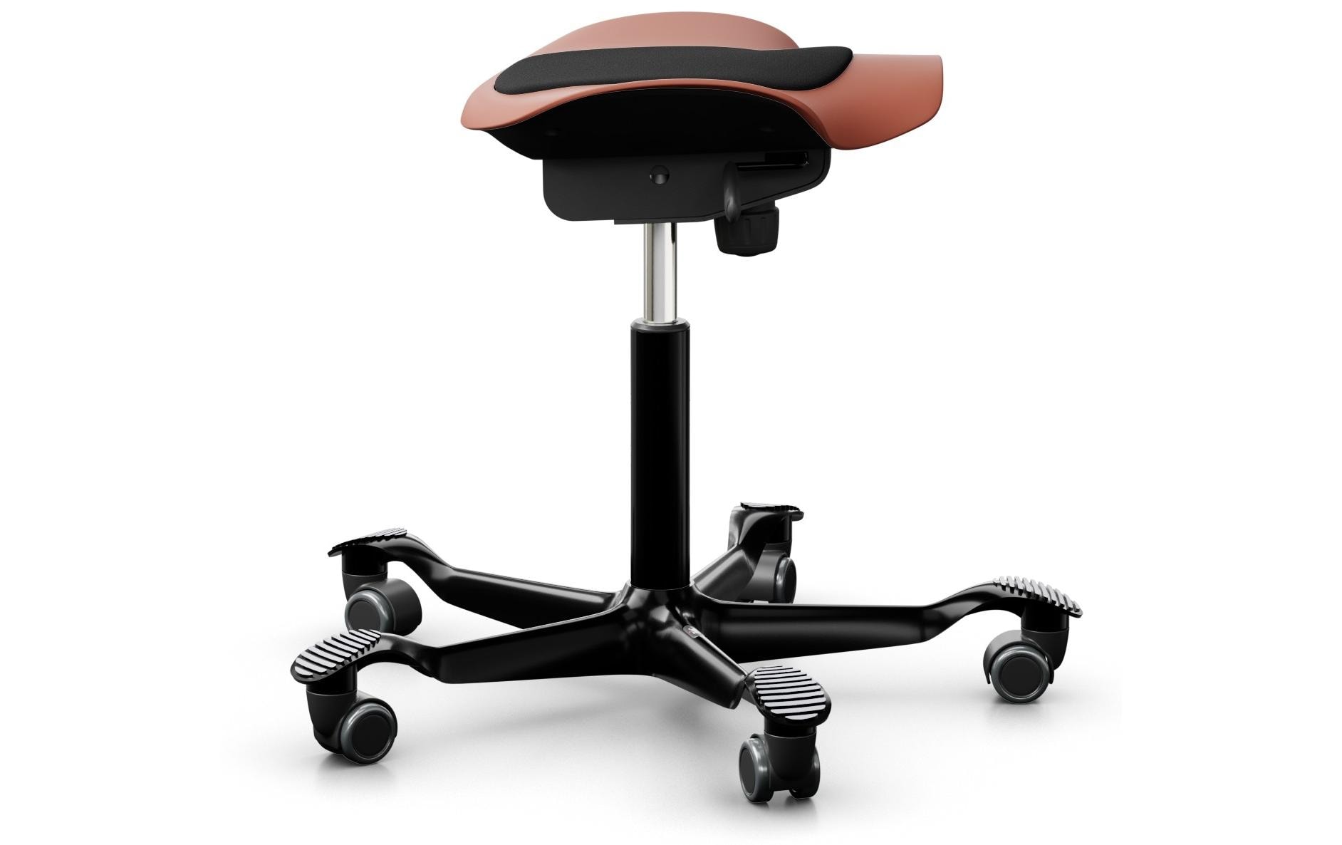 Bürostuhl Capisco Puls 8001 Rosehip<br>Höhenverstellbarer, ergonomischer Sitz-Hocker