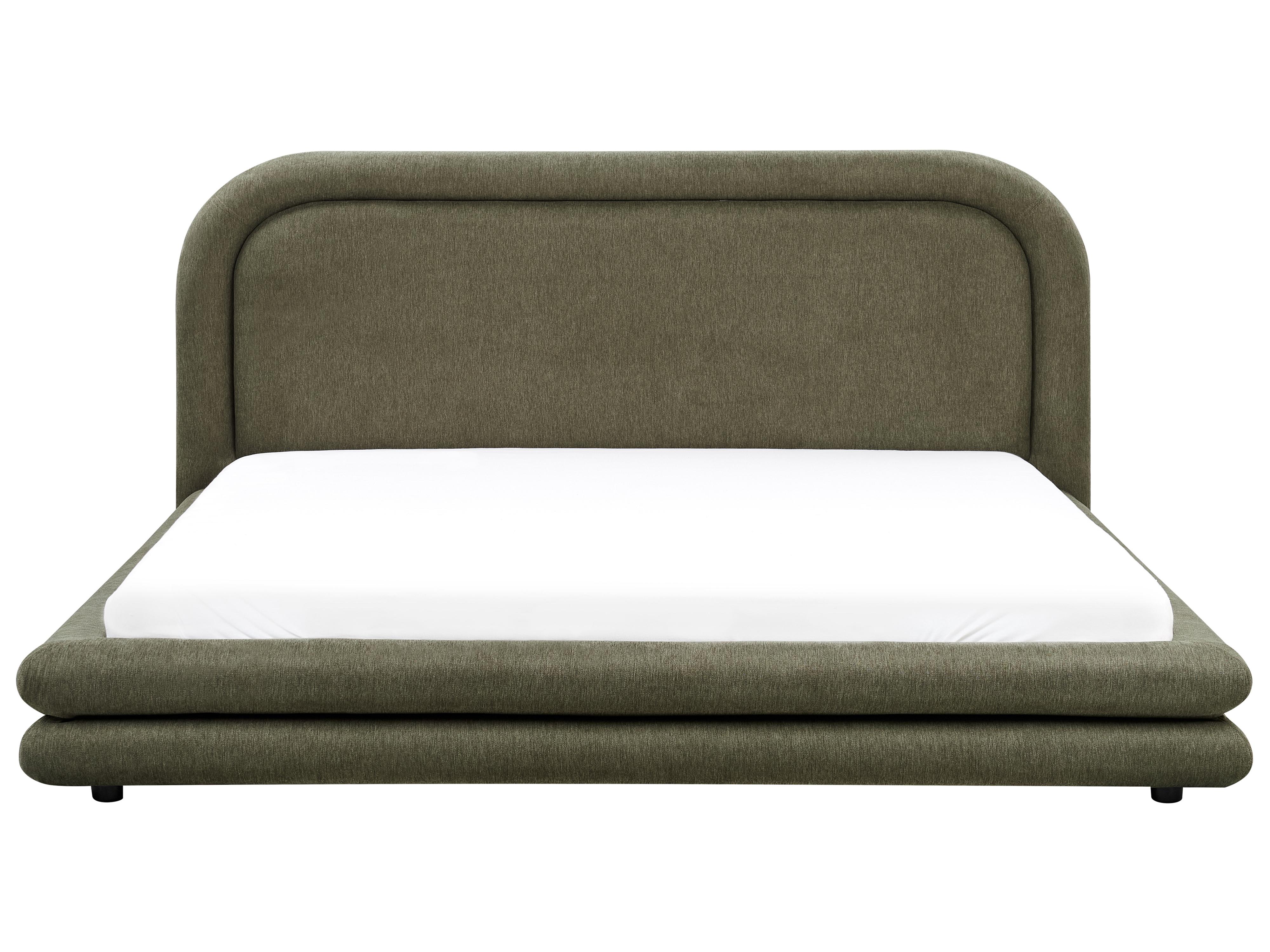 Bed Kunstlinnen LAVARDENS 180 x 200 cm Groen
