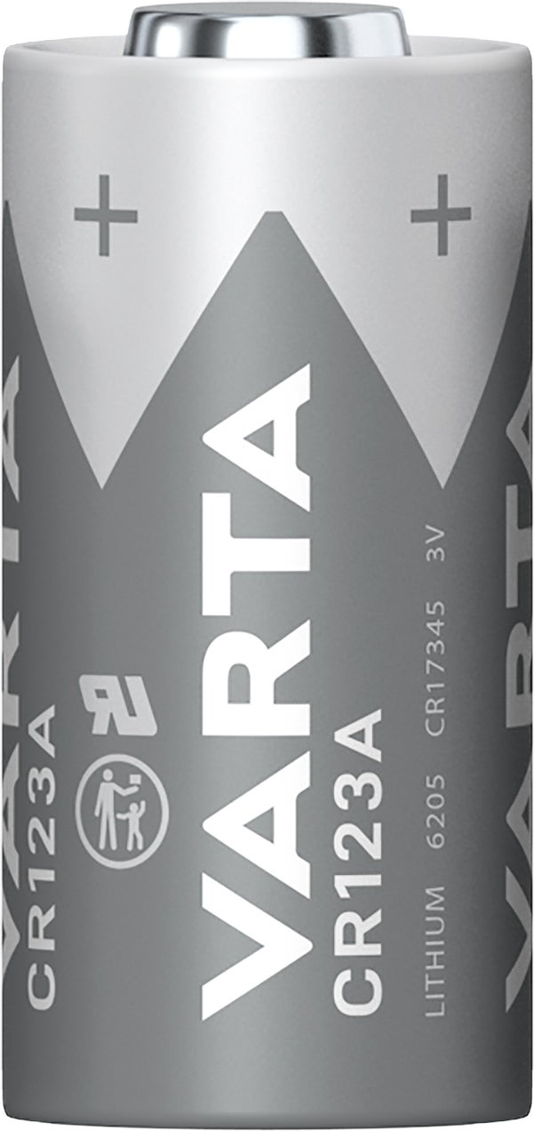 Varta CR123A knoopcel batterij Lithium Cylindrical 3V