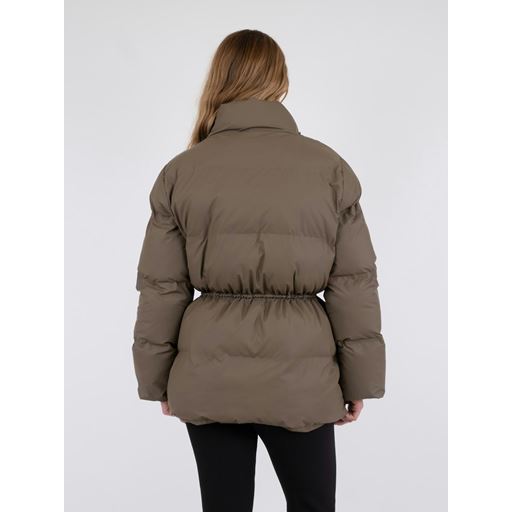 Neo Noir Mayra C Puffer Jakke, Dark Taupe, 34