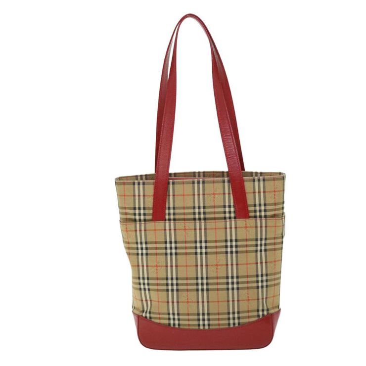 Burberry Vintage Burberry Shoulder Bag Red