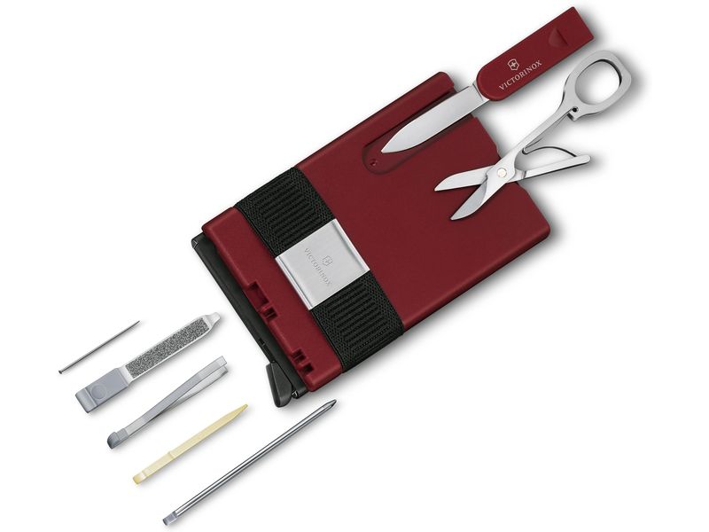Victorinox Portemonnaie Smart Card Iconic Red Geldbörse mit Kartenschutzhülle und Moneyband