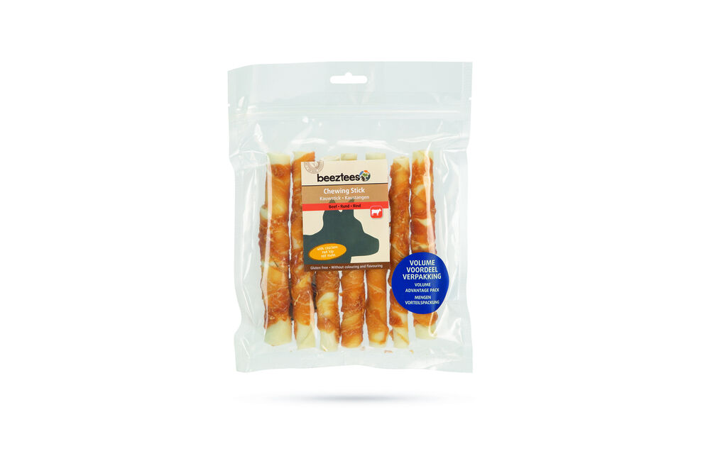 Beeztees Kauwstick- Hondensnack - 7 Stuks - Kip - M