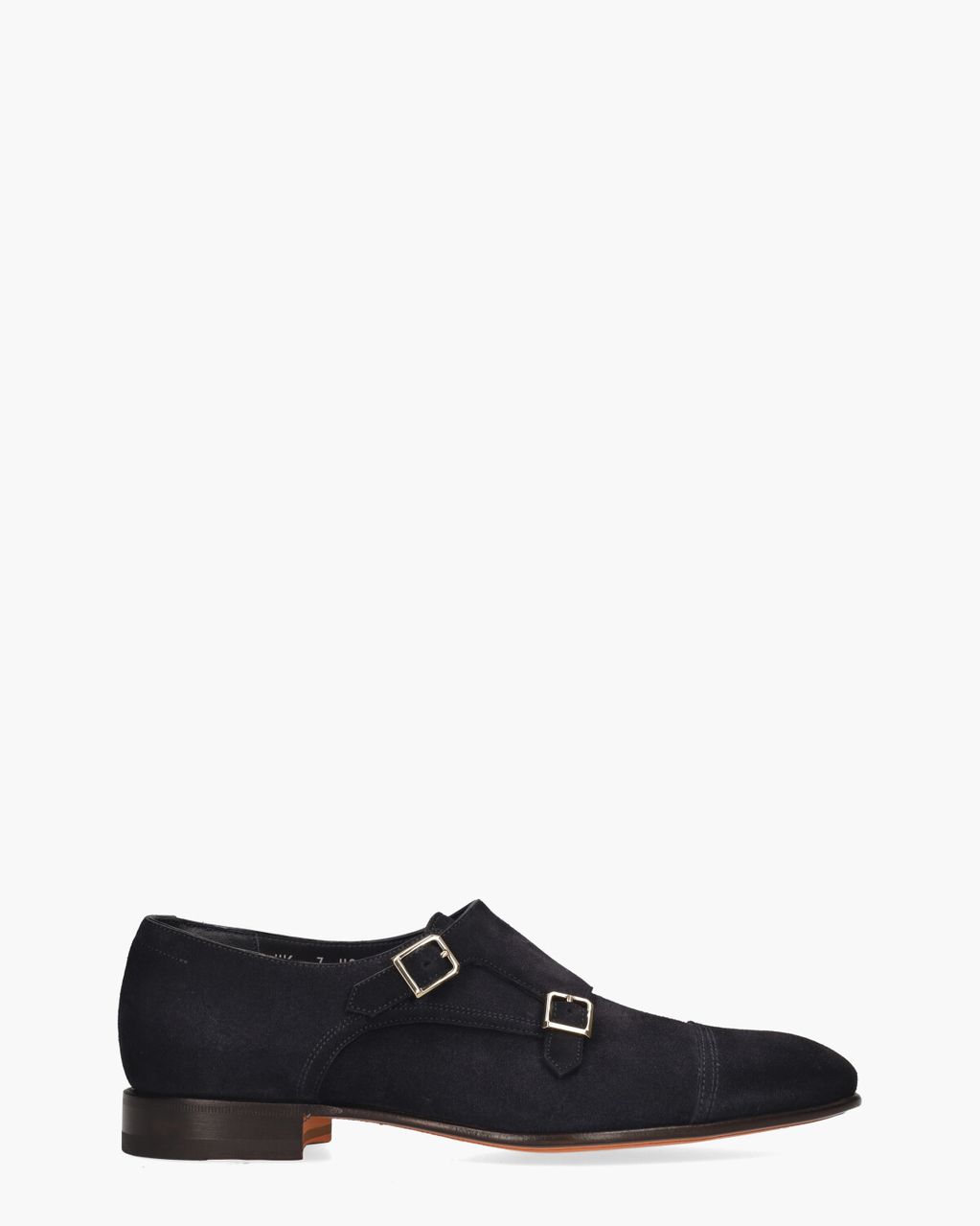 Santoni 19027 Donkerblauw Heren Gespschoenen