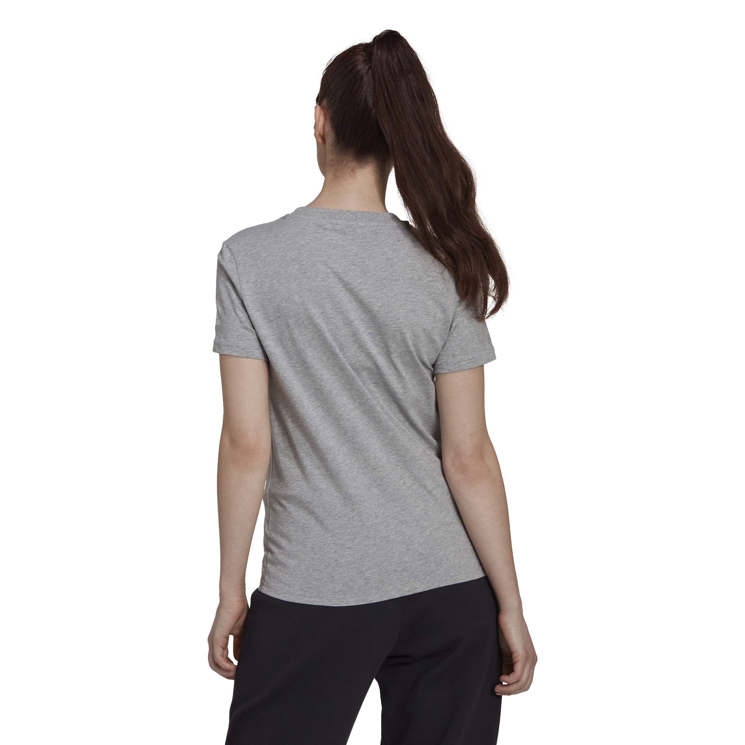adidas Linear T-shirt Femmes - Gris
