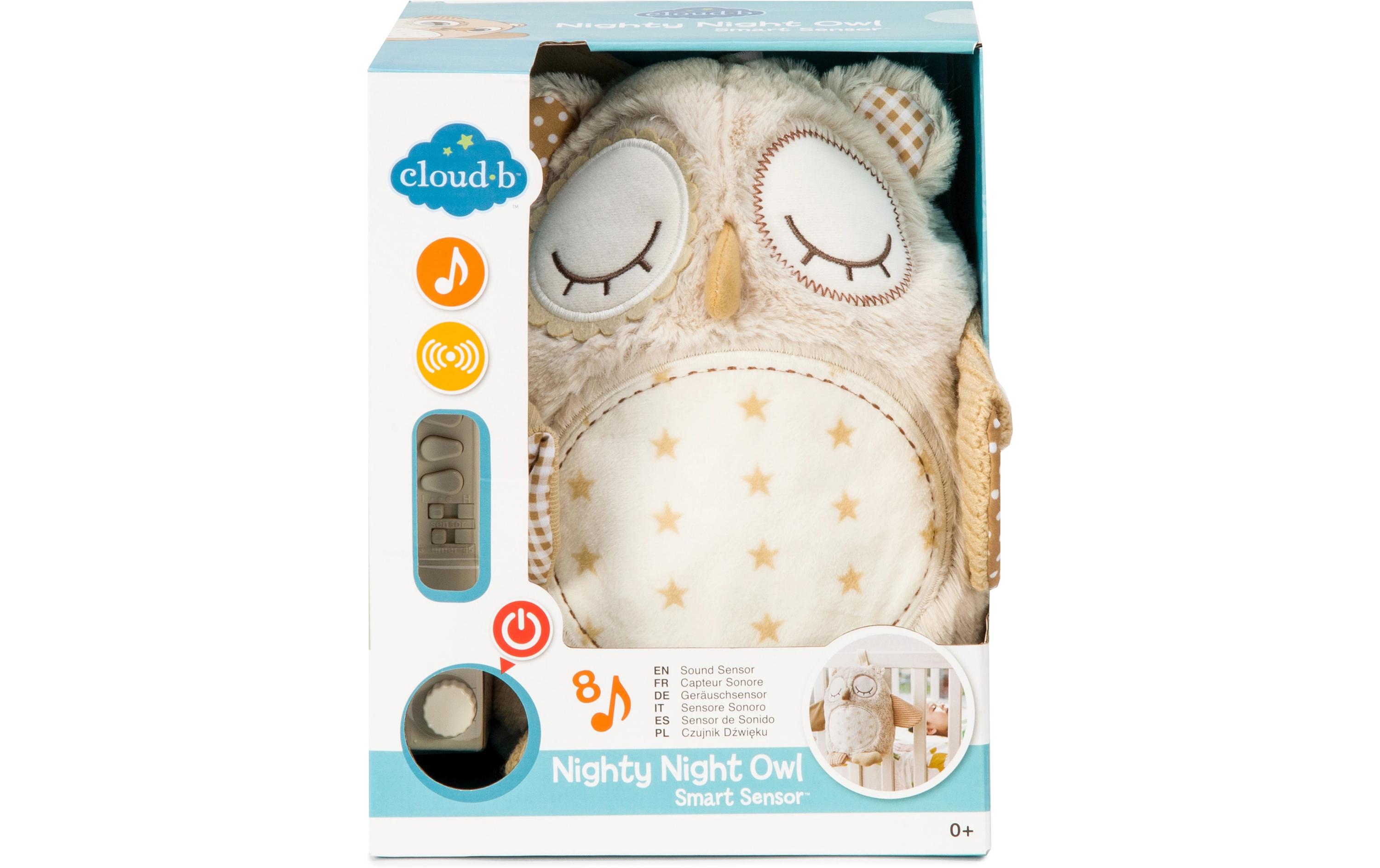 Einschlafhilfe Sound soother Eule Nighty nightUltimative Einschlafhilfe mit Smart Sensor