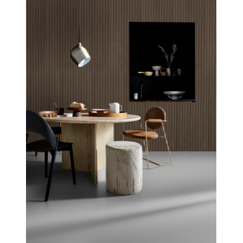 Lattenwand Melbourne 260x52cm walnoot, dikte 9,7mm