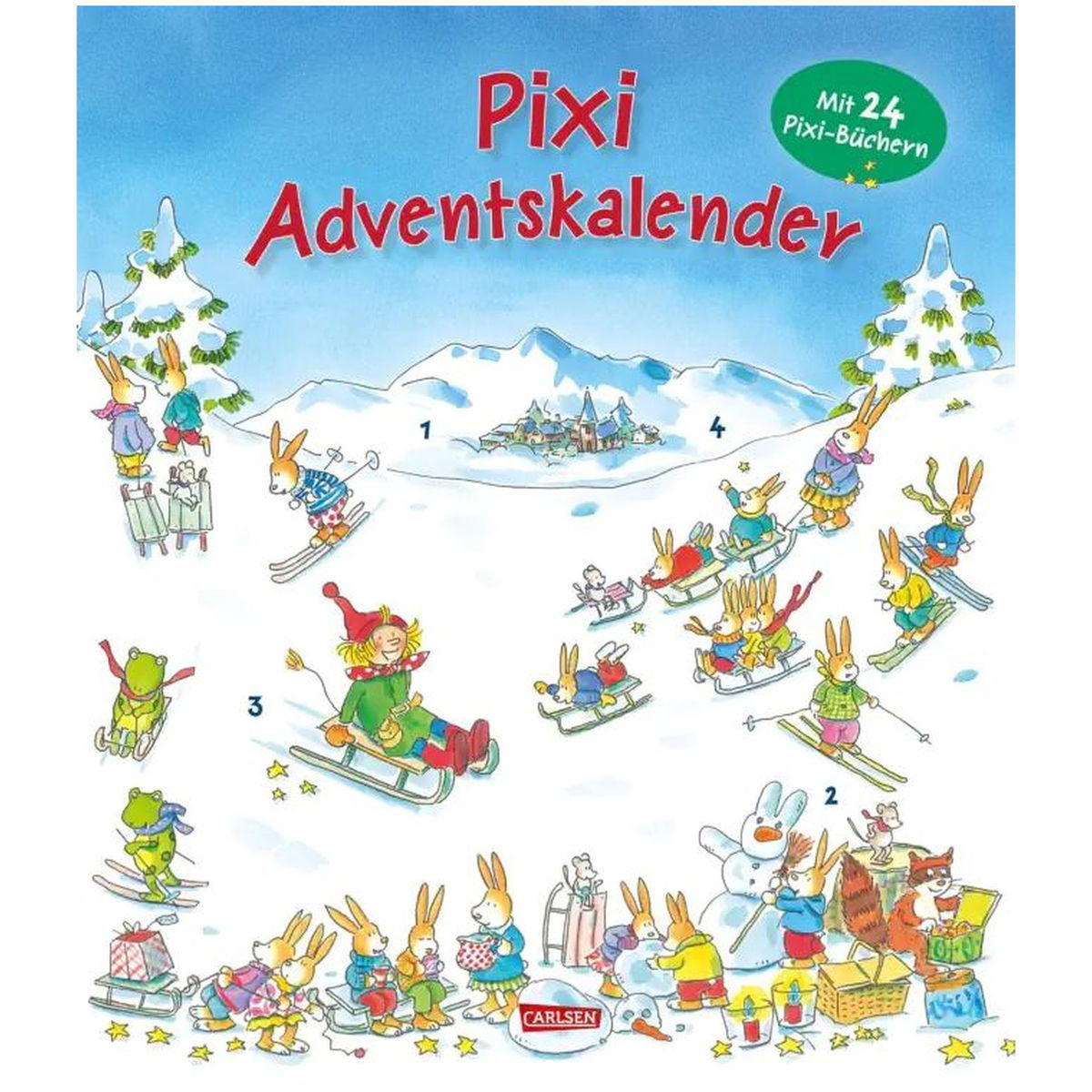 CarlsenCarlsen   Pixi Adventskalender Leporello