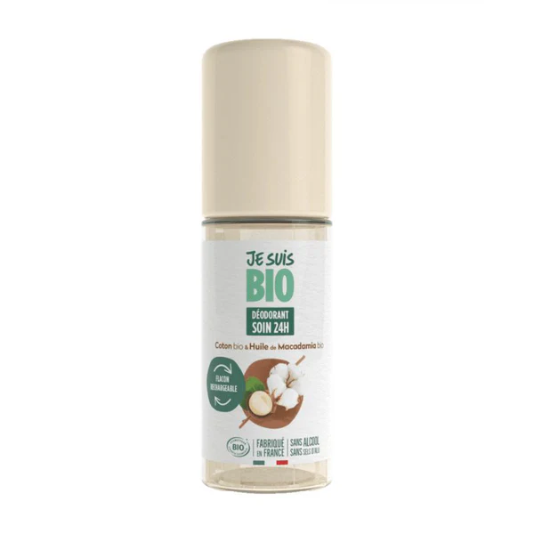 Je Suis Bio Déodorant Roll-on 24h - Fleur de Cerisier - Abricot 50ml