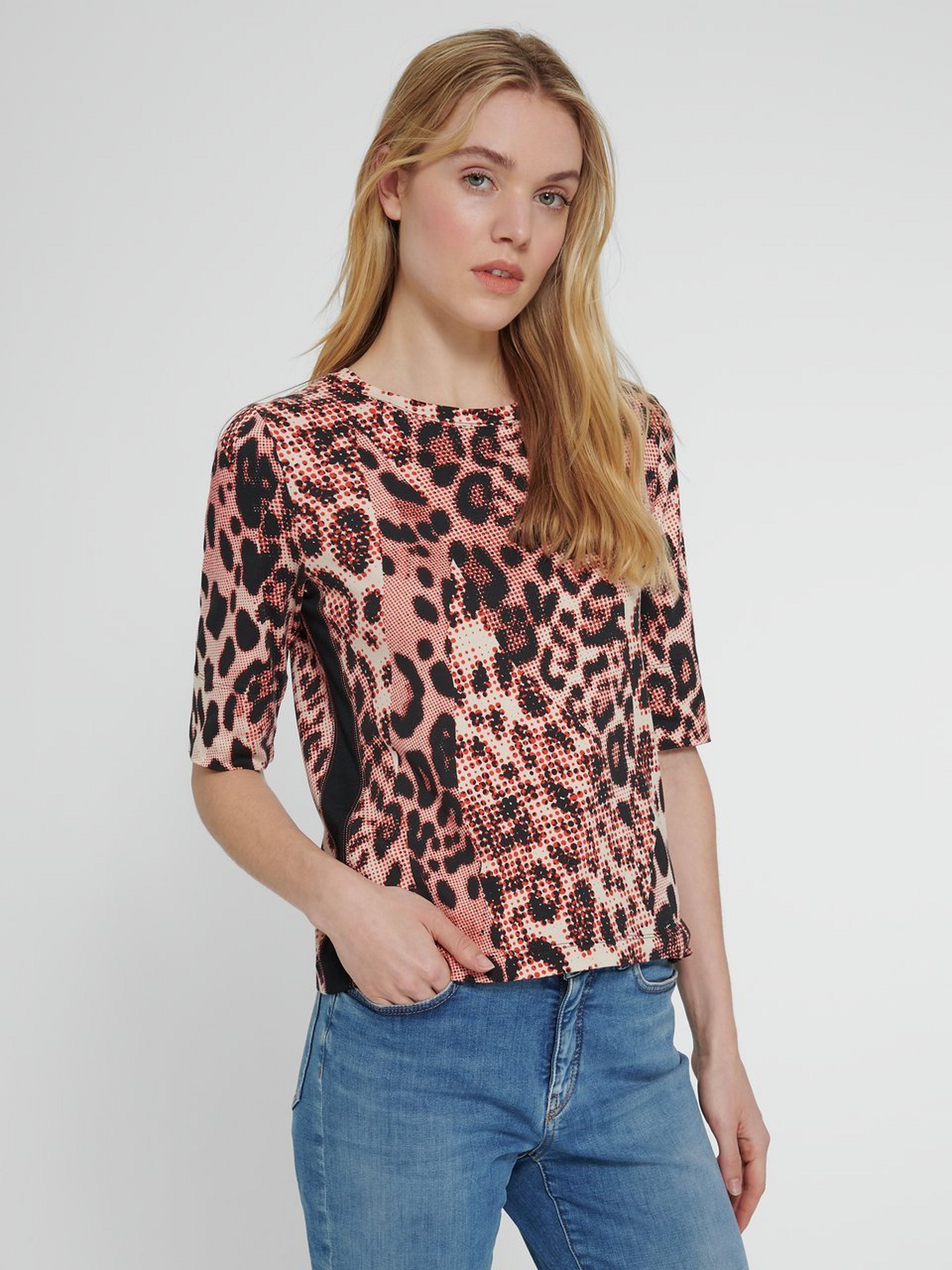 Rundhals-Shirt