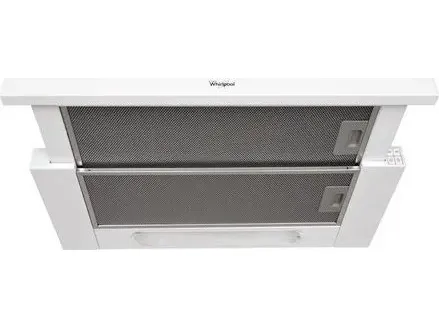 Whirlpool AKR 749/1 WH, 304 m³/t, Aftræk/Recirkulerende, E, D, D, 62 dB