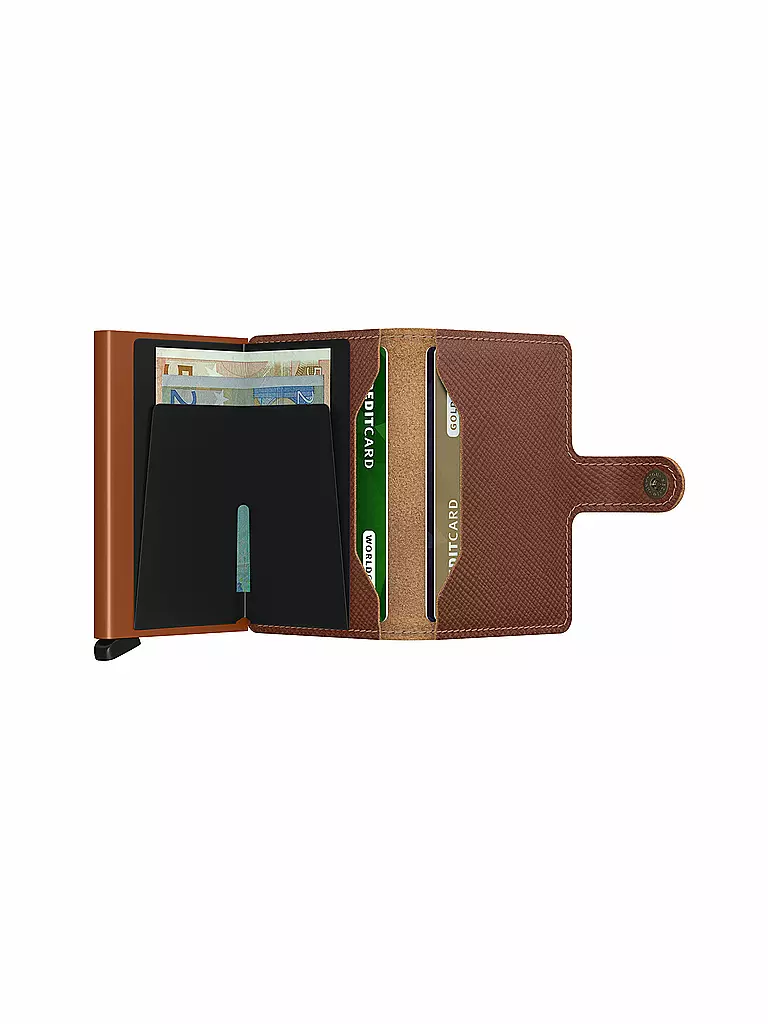 SECRID Geldbörse - Miniwallet Saffiano Caramel camel