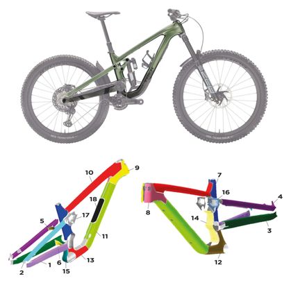 Trek Slash Carbon - 2024 - S - Glossy