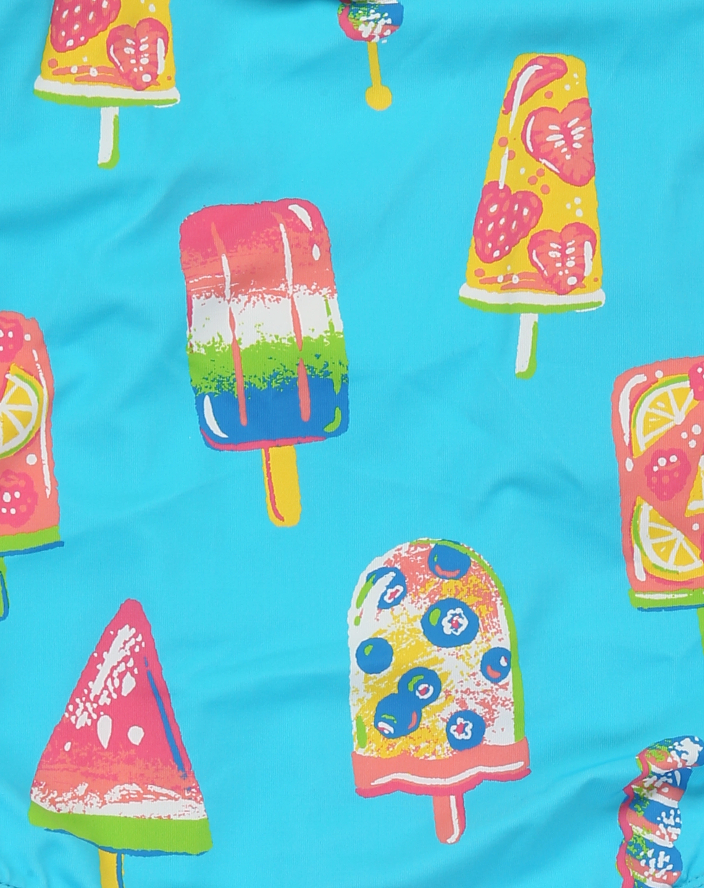 Badeanzug FRUITY POPS in hellblau