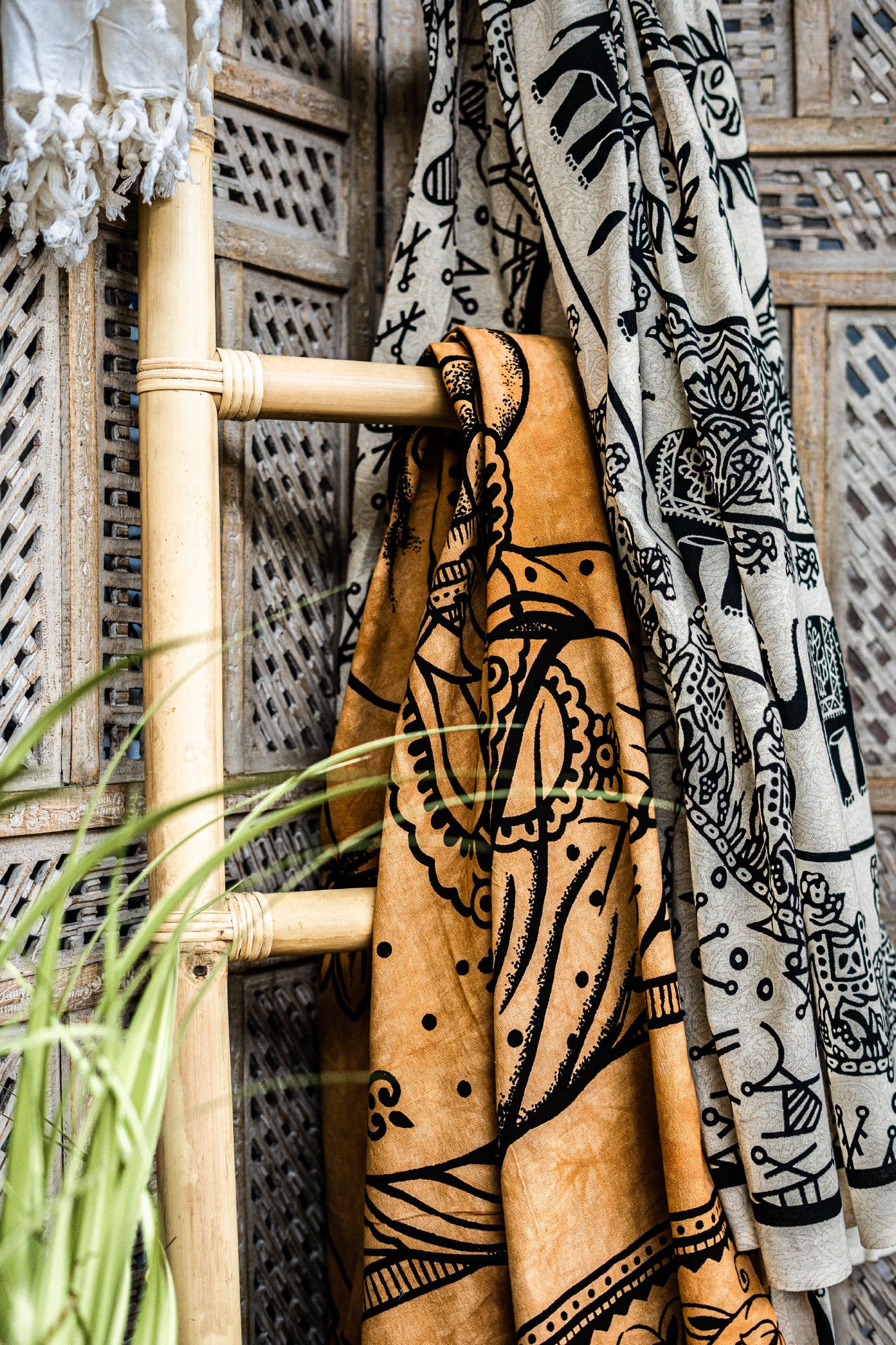 Tagesdecke 'Ganesha', T 210 cm, B 245 cm von fischer's lagerhaus