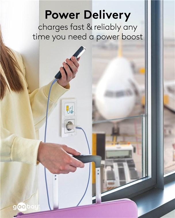 (20W) Slim USB C GaN Ladegerät Netzteil Power Delivery (75728) - Weiss