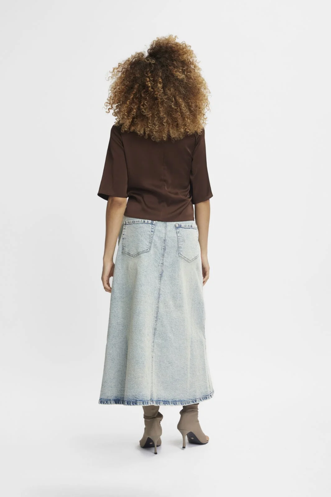 Gestuz HarperGZ knot blouse dark brown