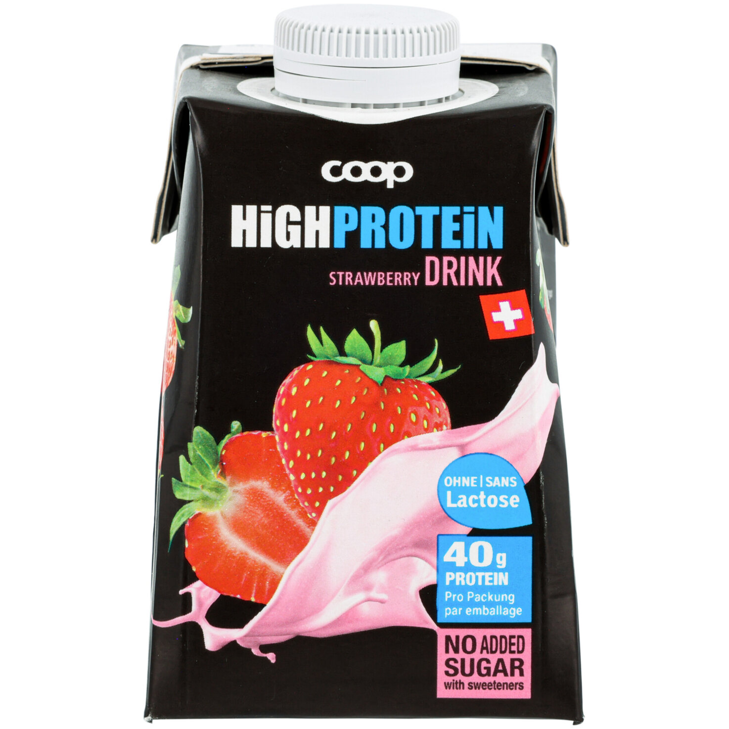Coop High Protein Drink Erdbeere
