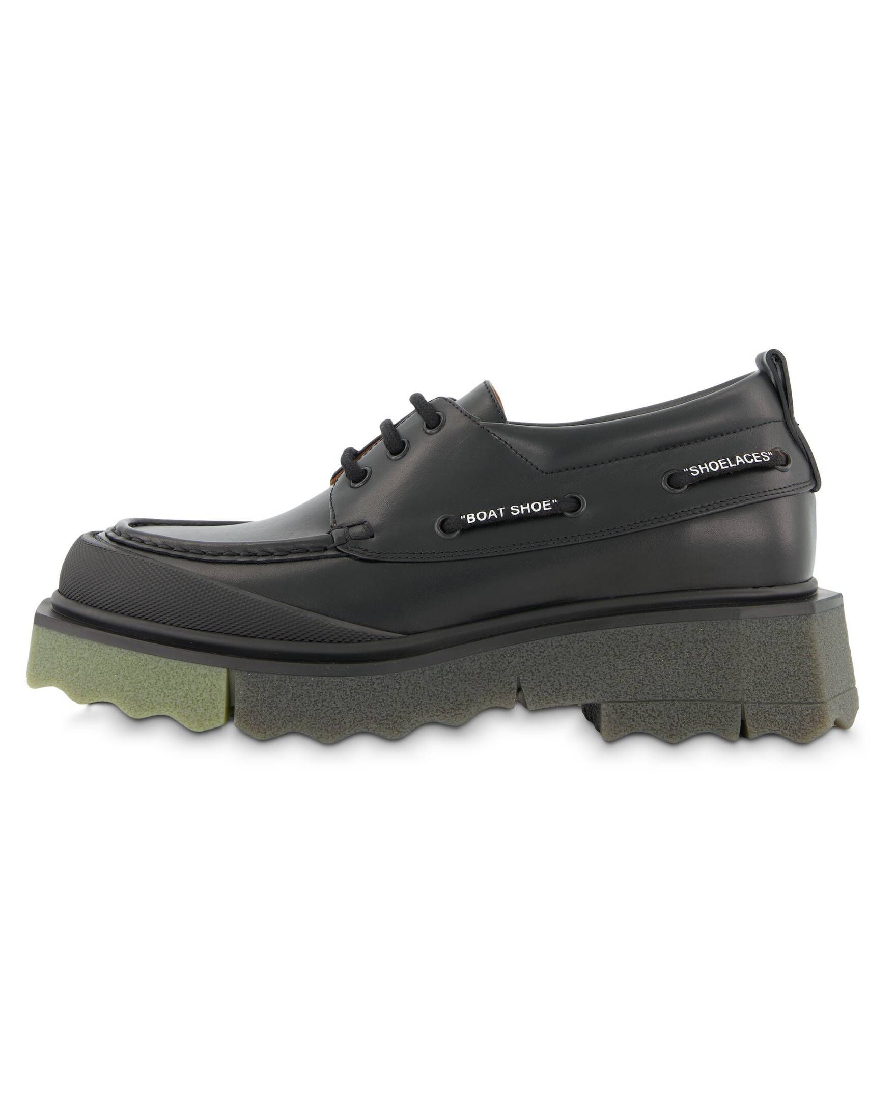 Off-White| Herren Loafer SPONGE LEATHER BOATSHOE