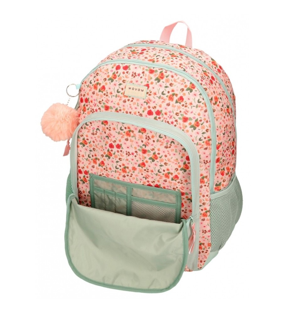 Joumma Bags Mochila Escolar MovomRomantic Girl dos compartimentos verde -33x46x17cm-