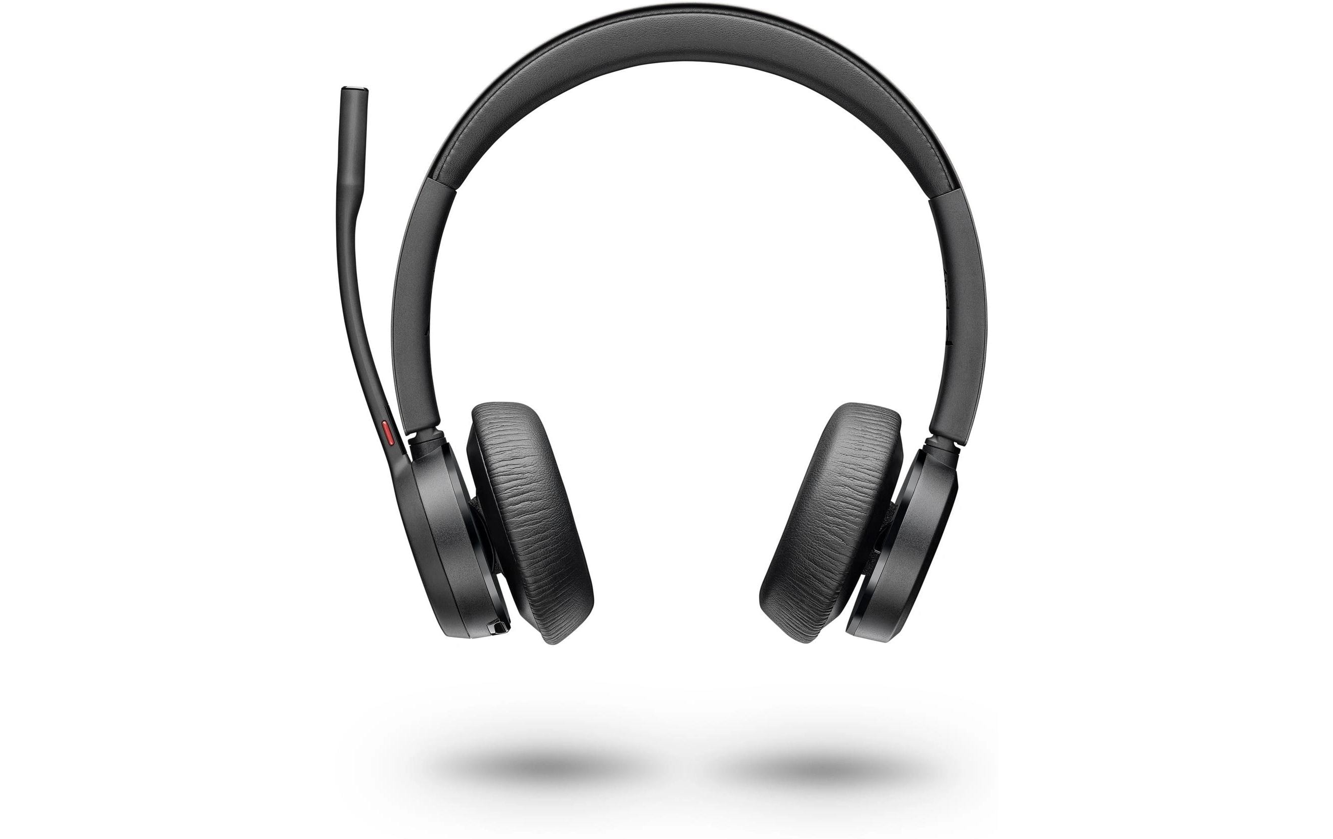 Headset Poly Voyager 4320 MS Duo USB-C, inkl. LadestationPoly Voyager Bluethootbüro-Headsets