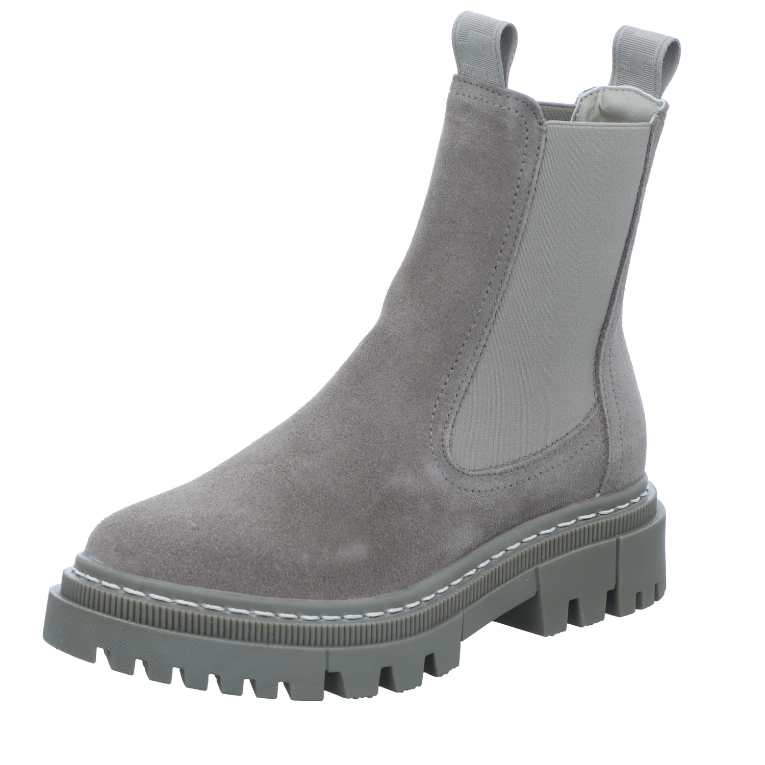 Tamaris Damen-Stiefelette Chelsea Boot Grau