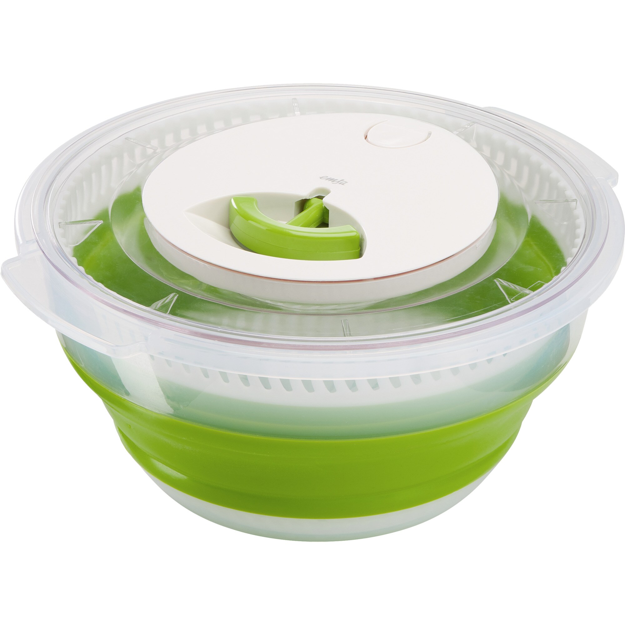 Emsa Schüssel BASIC Falt-Salatschleuder