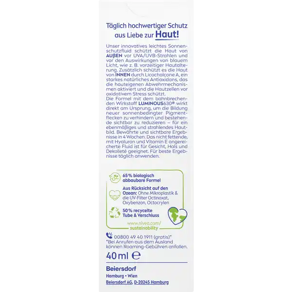 UV Gesicht Experte Anti-Pigmentflecken Sonnenschutz LSF 50+