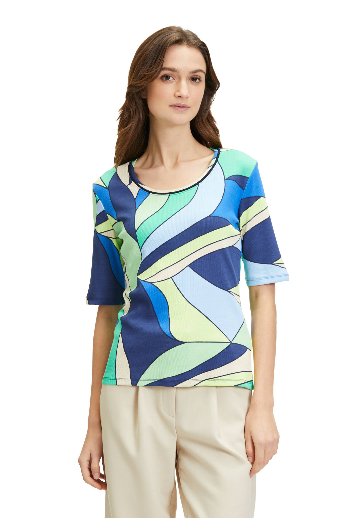 Betty Barclay| Damen Basic Shirt mit Rippenstruktur