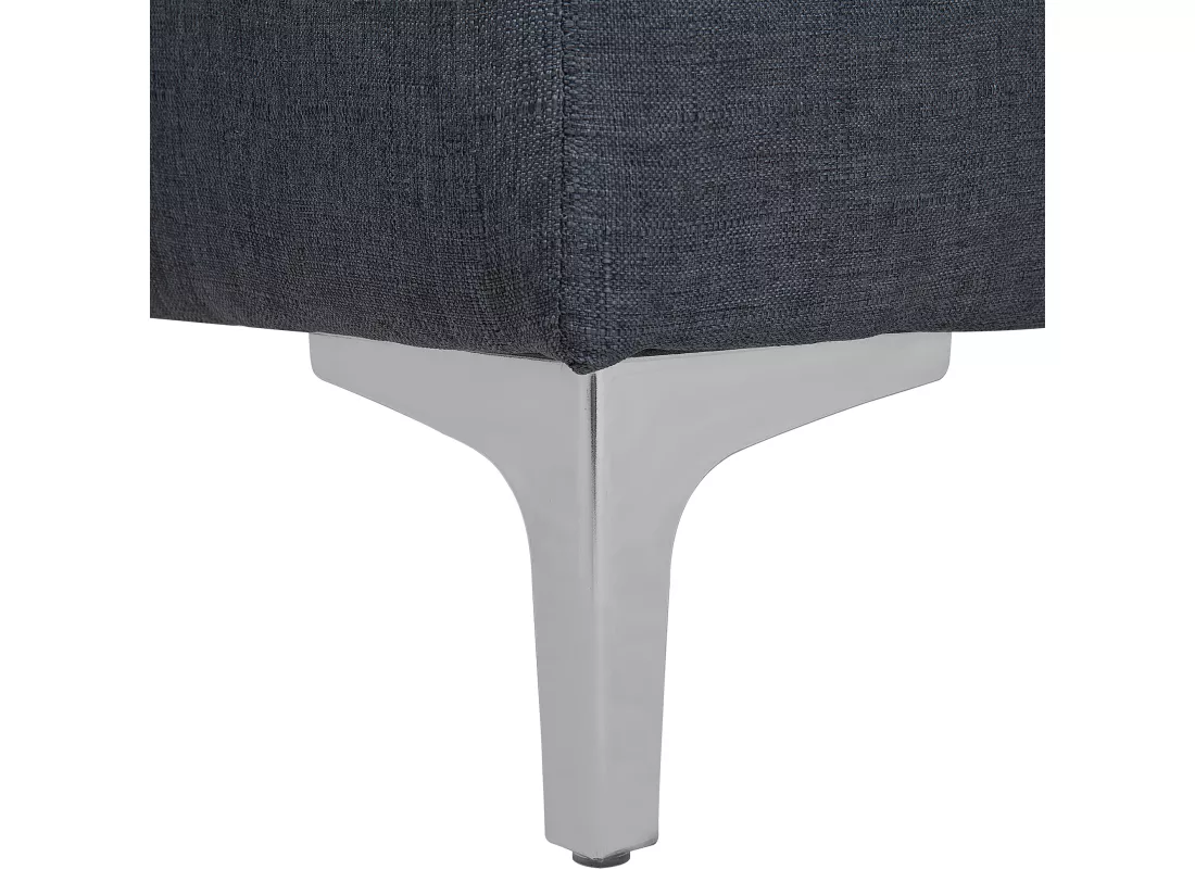 Ottoman ABERDEEN Tissu Gris foncé