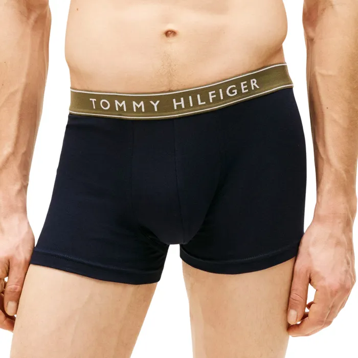 Tommy Hilfiger Logo Waistband Trunk Boxershorts Heren (3-pack)