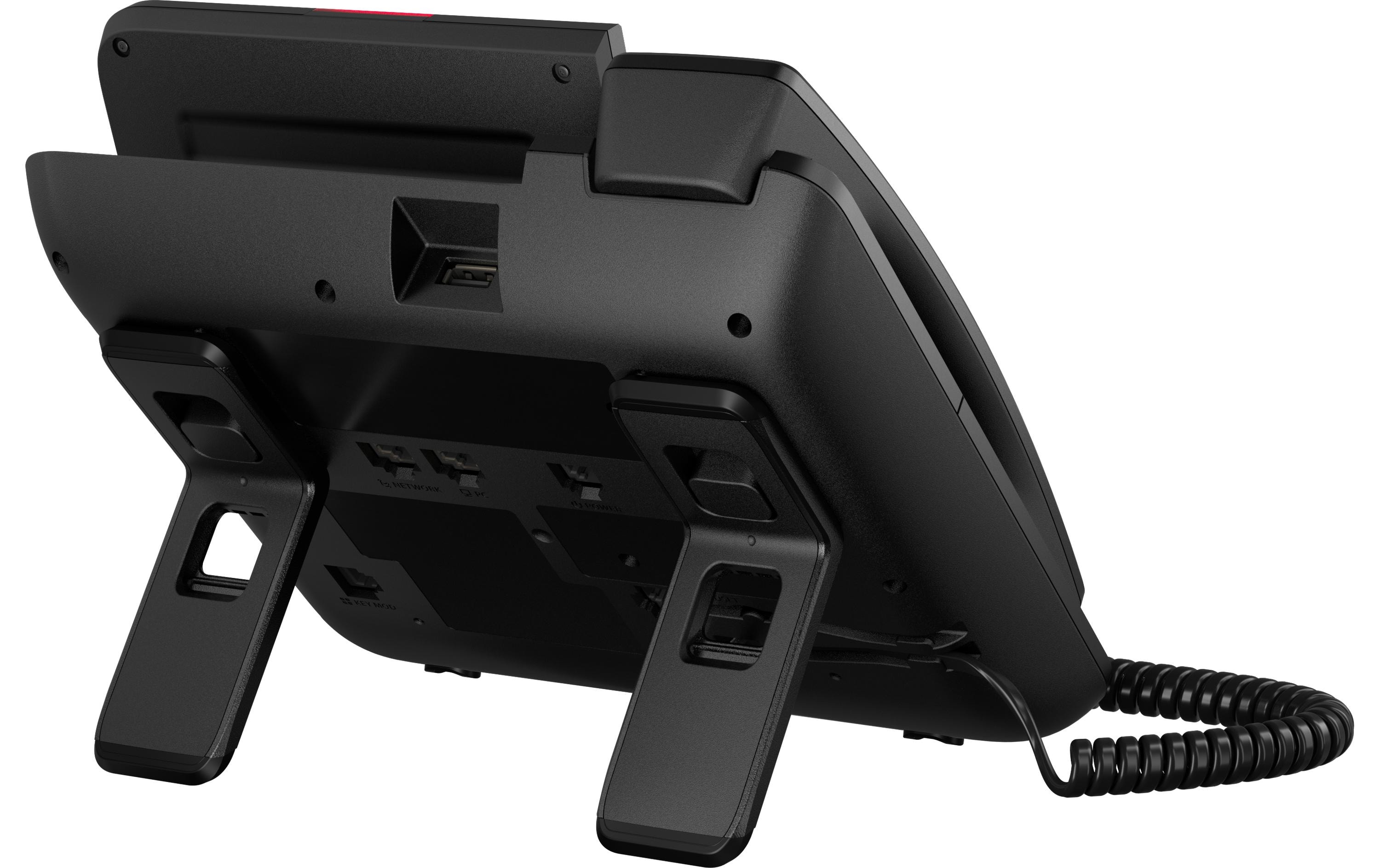 Tischtelefon OpenScape CP410 Schwarz<br>Flexibles Tischtelefon für Anwendungen, bei denen eine stärkere Personalisierung erforderlich ist
