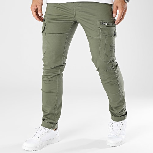 Pantalon Cargo Slim Danakil P7051M Vert Kaki