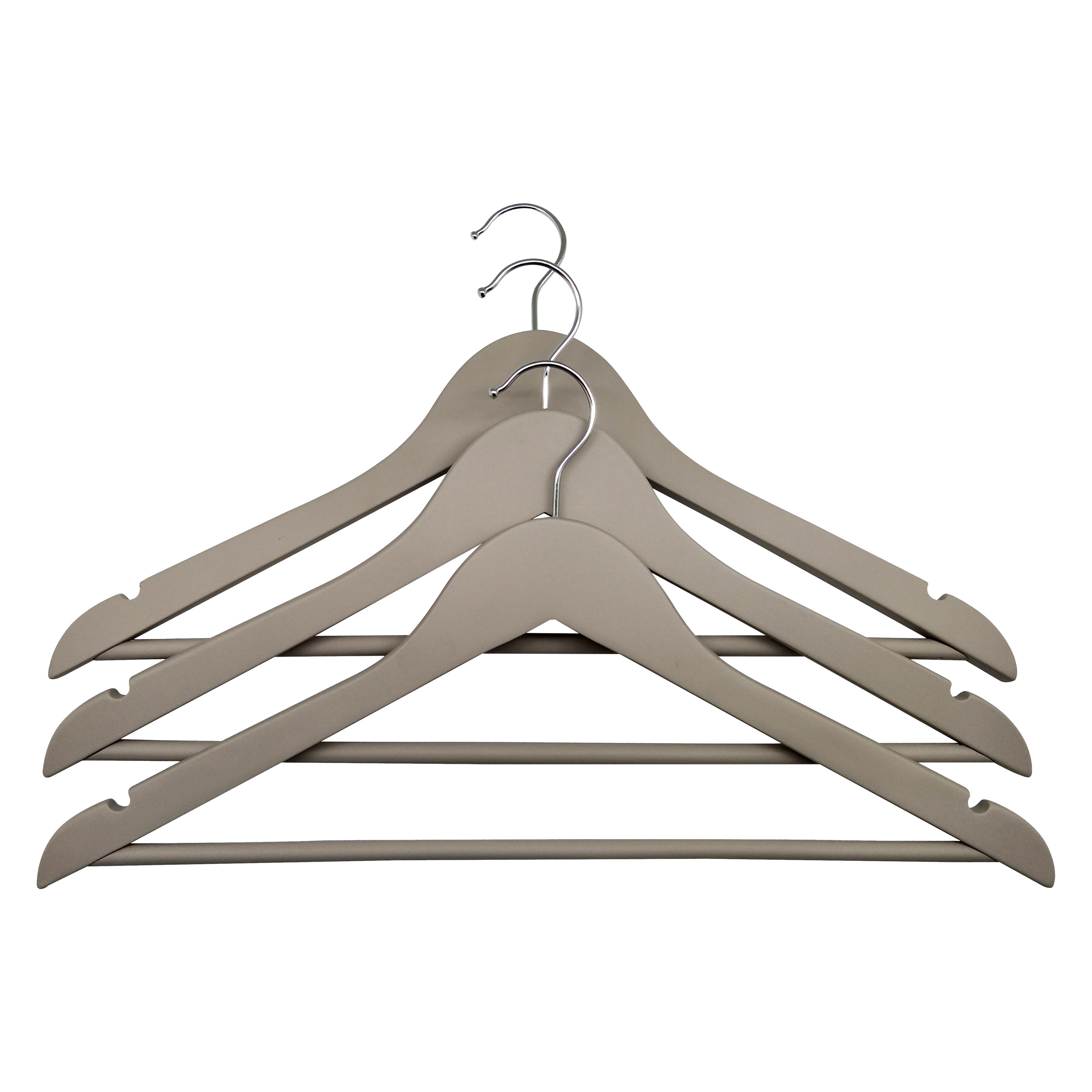 CABIDES COM BARRA ACTUEL EM MADEIRA BEGE PACK 3 UNIDADES