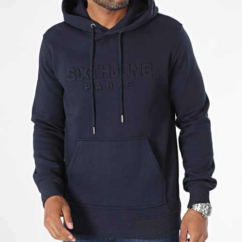 Sweat Capuche Bleu Marine