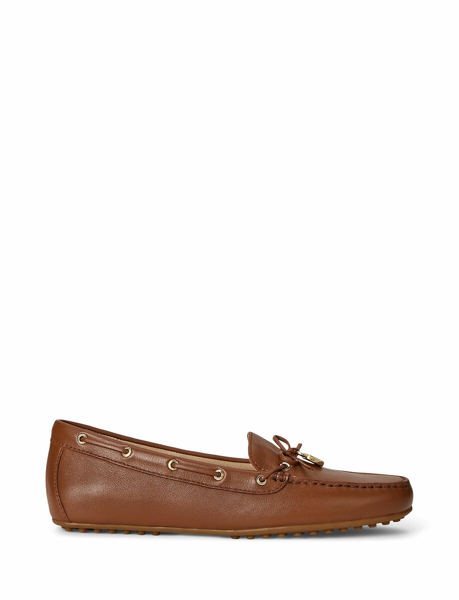 LAUREN RALPH LAUREN<br>Mocassins de couro Wylie