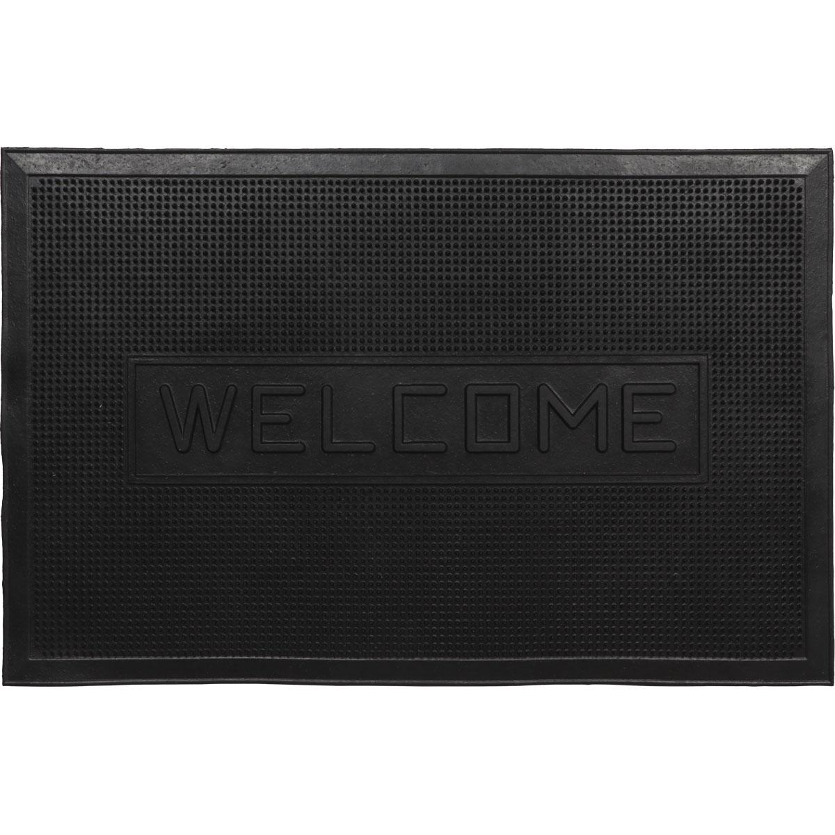 TAPIS ADAM 45X70CM PICOT CAOUTCHOUC WELCOME